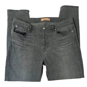 7 for All Mankind (31) Luxe Vintage Josefina Slim Button Fly Mid Rise Jeans